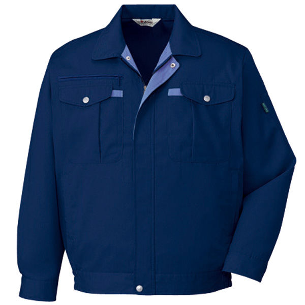 自重堂　制服百科　長袖ブルゾン　ネービー　Ｌ　45000（直送品）