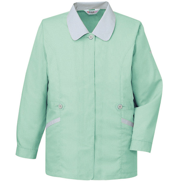 自重堂　制服百科　製品制電清涼長袖スモック　ライトグリーン　ＥＬ　45325（直送品）