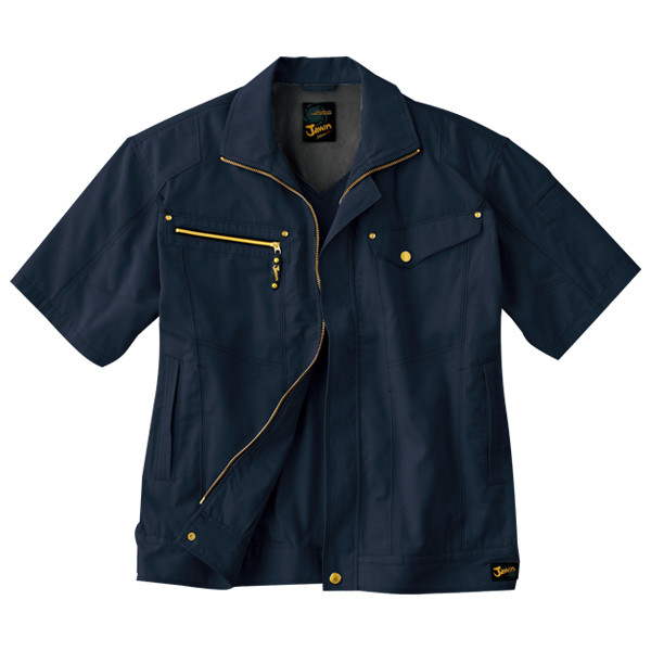 自重堂　制服百科　半袖ジャンパー　ネービー　Ｌ　55510（直送品）