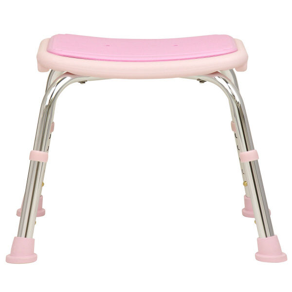 幸和製作所 テイコブシャワーチェア（背無） キャスターなし ピンク BSOC02 1台（直送品）