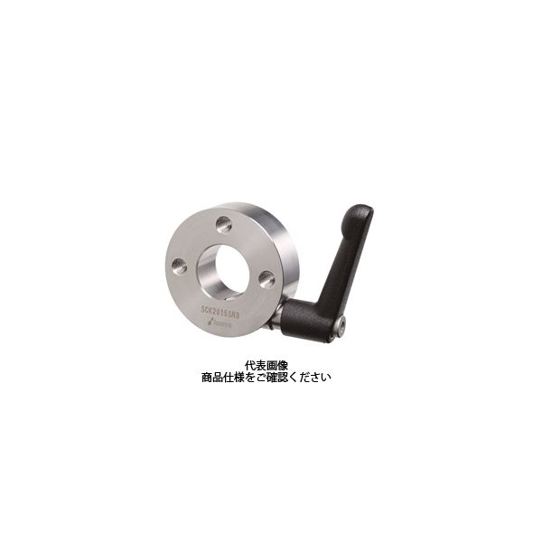 岩田製作所 セットカラー クサビカラー 3ネジ穴付タイプ （クランプレバー付） SCK2015SN3B 1個（直送品）