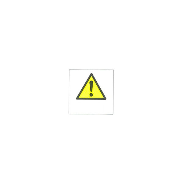加藤商店 産業安全標識 注意マーク タテ 300×300 SAF-033 1セット（5枚）（直送品）