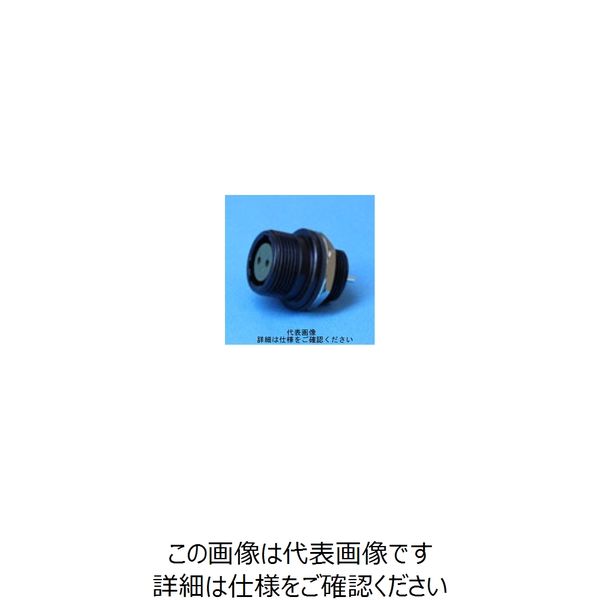 三和電気工業（SANWA） 丸形コネクタ（防水） SNW-1610-RF 1セット（5個）（直送品）
