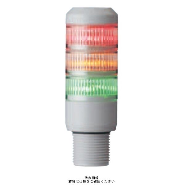 シュナイダーエレクトリック 赤黄緑 φ30 積層式LED表示灯(直付) 24V 3段 AUSGー24ー3RYG AUSG-24-3RYG 1個（直送品）