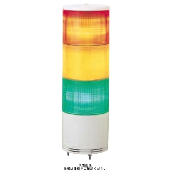 シュナイダーエレクトリック 赤黄緑 φ140 積層式LED表示灯 24V 3段 GTLー24ー3RYG GTL-24-3RYG 1個（直送品）