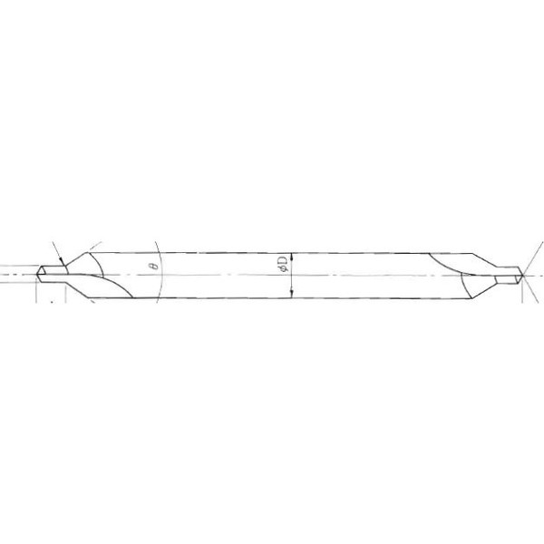 岡部工具製作所 ドリル センタードリル 準規格品 60°（HSS） CD1.4 1本（直送品）