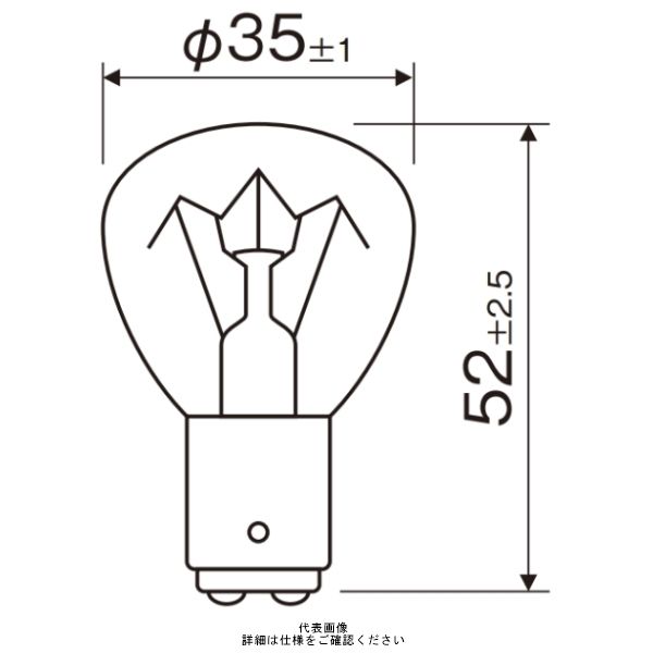 シュナイダーエレクトリック 電球 220V40W D21 1セット(10個)（直送品）