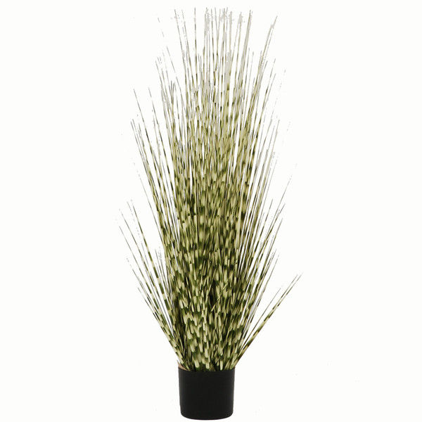 萩原 ZEBRA GRASS ゼブラグラス 高さ約140cm 光触媒加工付き 人工観葉植物 1鉢（直送品）