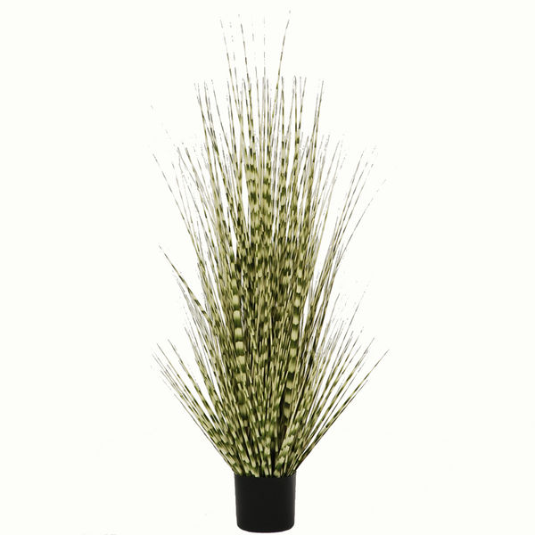 萩原 ZEBRA GRASS ゼブラグラス 高さ約107cm 光触媒加工付き 人工観葉植物 1鉢（直送品）