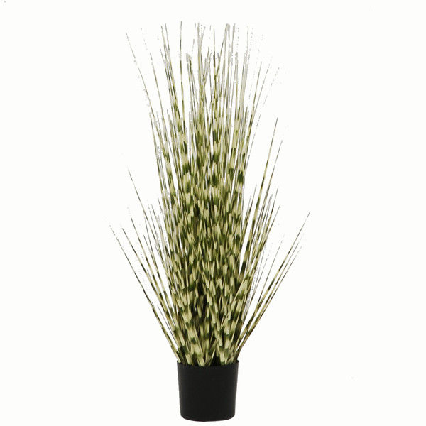 萩原 ZEBRA GRASS ゼブラグラス 高さ約80cm 光触媒加工付き 人工観葉植物 1鉢（直送品）