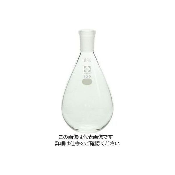 柴田科学 共通平底なす形フラスコ 15/25 100mL 3-5911-02 1個（直送品）