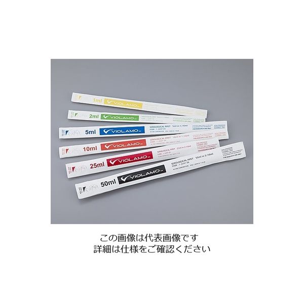 アズワン ビオラモディスポピペット ピーリング包装(プラ+紙) 10mL 200本入 1-2247-14 1箱(200本)（直送品）