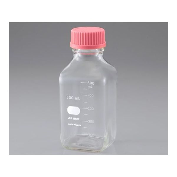 アズワン ビオラモポリカーボネイト角型ボトル 500mL(ケース販売) 24本入 2-4130-53 1箱(24個)（直送品）
