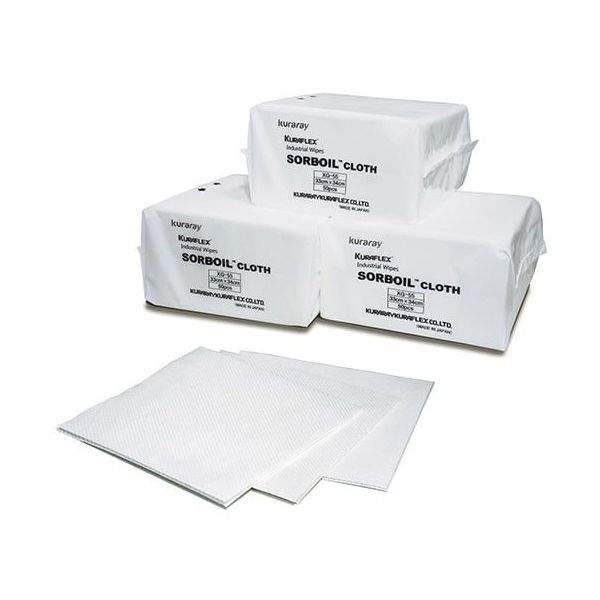 クラレ ソーボイルクロス 1箱(50枚×16袋入) XG-55 1箱(800枚) 3-4906-01（直送品）