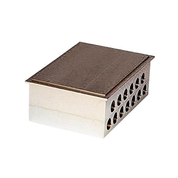 アナテック 電子冷却ブロック恒温槽用 アルミブロック(クールスタット)96穴 組織培養用フラット 5000-07 1個 3-5204-15（直送品）