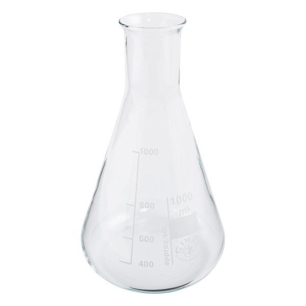 Kavalierglass 三角フラスコ 1000mL 24/1000 1個 3-6009-07（直送品）