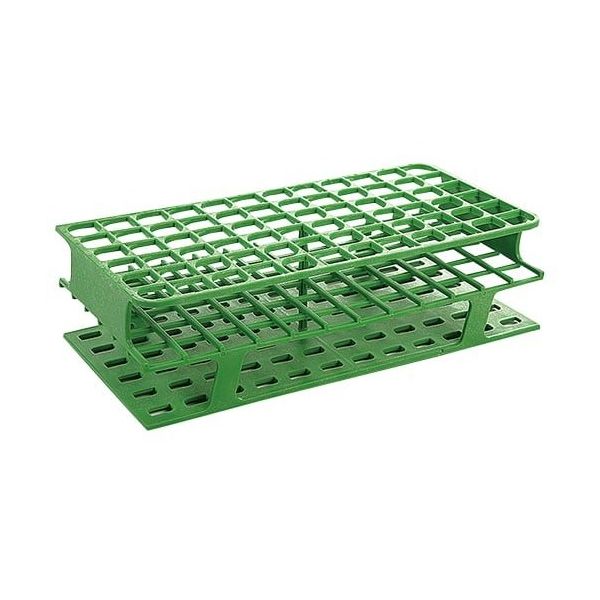 アズワン 一体成型試験管立て 緑 16φmm 3-6029-08 1個（直送品）