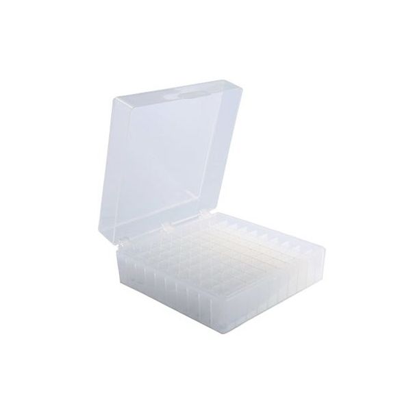 ストレージボックス HS120042 透明 141×151×57mm 100本収納 1袋(5個入) HS120042(トウメイ)（直送品）