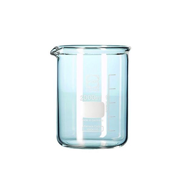 アズワン 極厚ビーカー 2000mL 211076302 1個 3-6129-06（直送品）