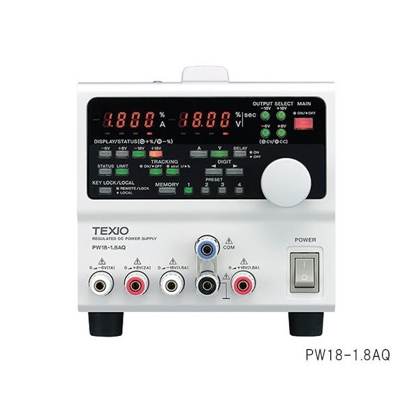 テクシオ・テクノロジー 多出力直流安定化電源 PW36-1.5ADP 1個 3-6139-14（直送品）