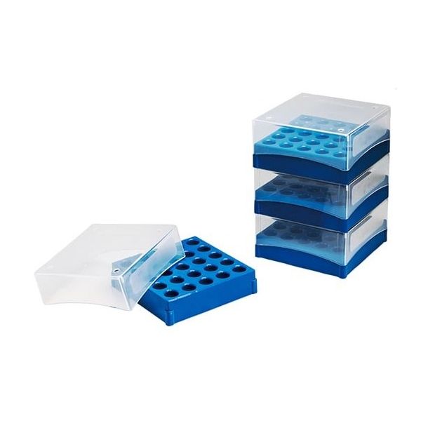 アズワン フリーザーボックス(5mL用) 133×133×64mm 25本収納 4個入 F18852-0017 1袋(4個)（直送品）