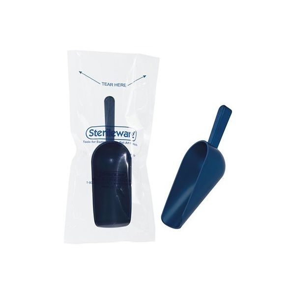 アズワン 滅菌サンプリングスコップ 金属探知反応タイプ 250mL 1箱(100個入) 3-6362-03 1箱(100個)（直送品）