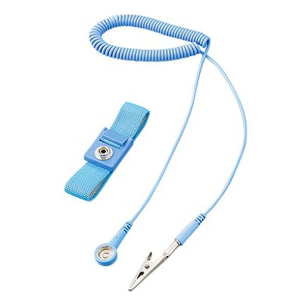 アズワン リストストラップ(コード付きタイプ) WBCR-18Blue 1個 3-6721-01（直送品）