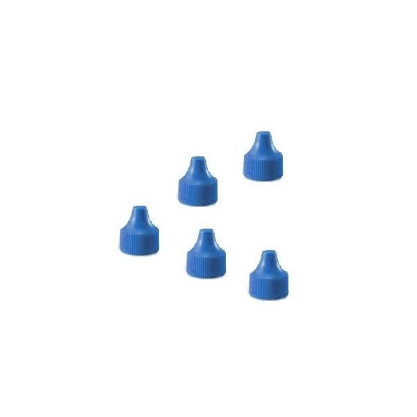 アズワン 微量定量点滴びん用 キャップ 3mL用 青 1箱(100個入) 1B 242504 1箱(100個) 3-6882-04（直送品）