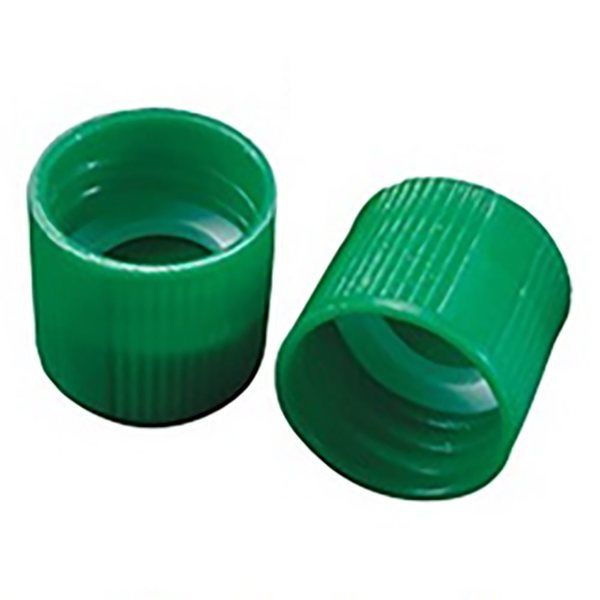 アズワン サンプルチューブ(外ネジ)用キャップ 緑 1000個入 T502DG 1袋(1000個) 3-7005-13（直送品）
