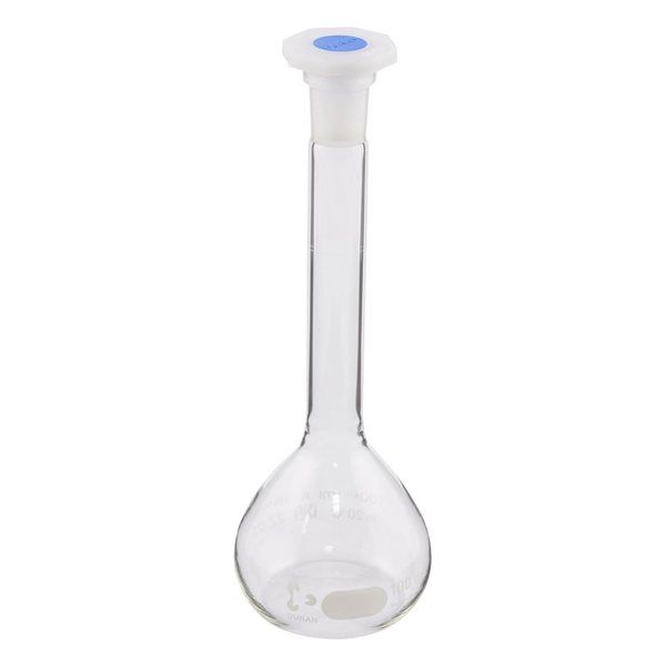 アズワン メスフラスコ ClassA 100mL 栓14/23 216782508 1個 3-7104-07（直送品）