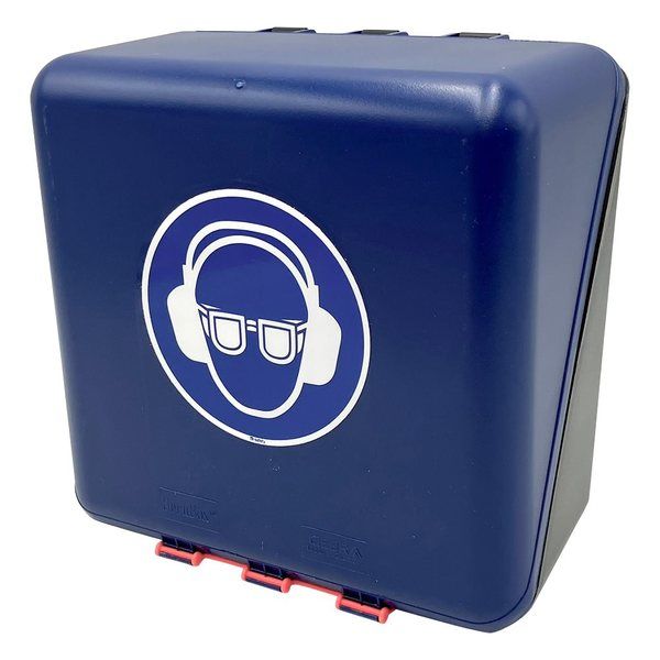 アズワン 保護メガネ+イヤーマフ用安全保護用具保管ケース ブルー 3-7121-05 1個（直送品）