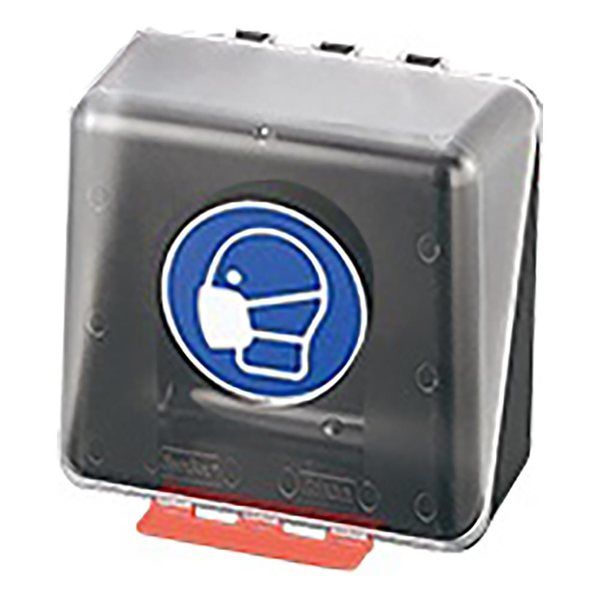 アズワン 呼吸用保護具用安全保護用具保管ケース クリア 3-7121-08 1個（直送品）