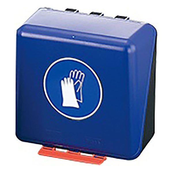 アズワン 保護手袋用(ロング)安全保護用具保管ケース ブルー 3-7121-11 1個（直送品）