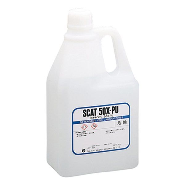 アズワン 液体洗浄剤 スキャット(R) アルカリ性・無リン・低泡性 2kg 6-9603-07 1個（直送品）