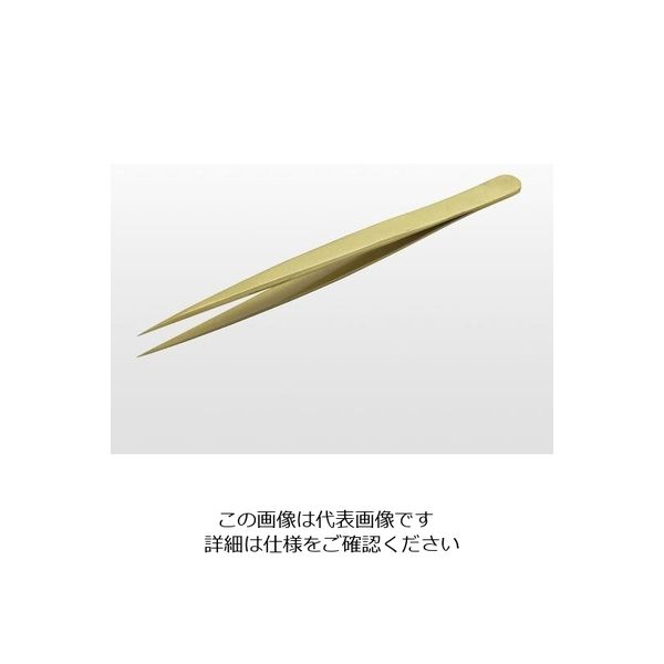 アネックスツール 真鍮ピンセット 140 真鍮 7-165-11 1個（直送品）