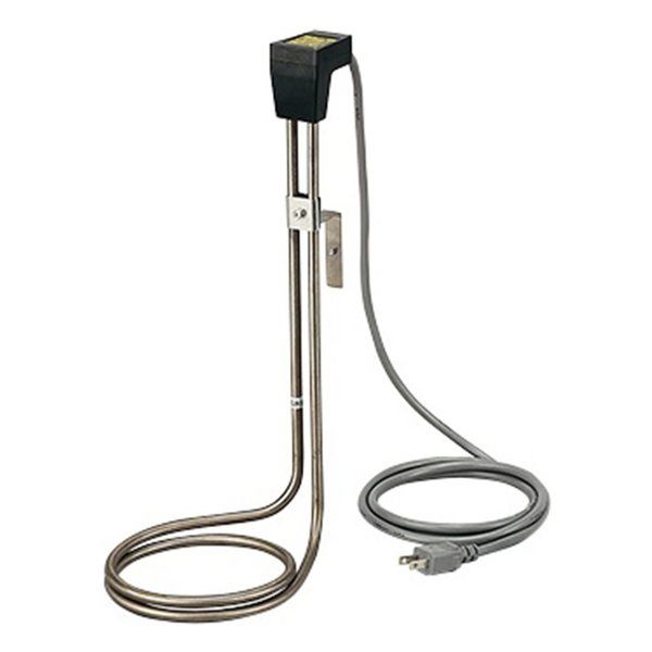 ジャスト チタン製投込みパイプヒーター L字型タイプ 340mm LYPAT110 1本 7-620-12（直送品）