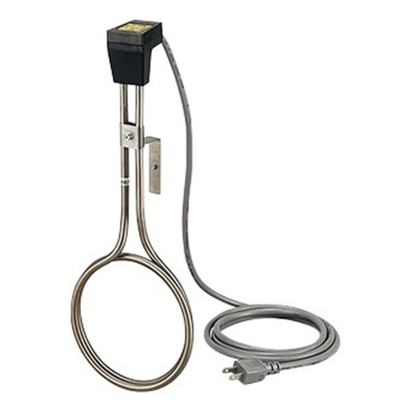 ジャスト チタン製投込みパイプヒーター ストレートタイプ 340mm LYPCT110 1本 7-620-15（直送品）