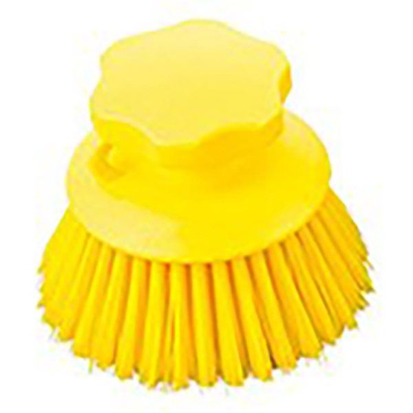 アズワン サニーフーズHACCPブラシ ハンドブラシ 丸型 黄 2-2307-13 1本（直送品）