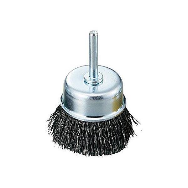 アズワン カップブラシ(軸付き) スチールワイヤー φ50×25mm ACG-50SW 1個 3-1856-02（直送品）