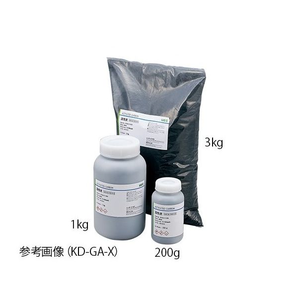 ユー・イー・エス 活性炭 (ヤシガラ活性炭) 活性炭加工用 200g KD-PWSP-200 1個 3-2338-01（直送品）