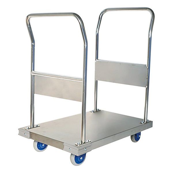 金沢車輌 静音ステンレス台車 両ハンドル 積載荷重150kg SUS-103GS 1個 3-4799-03（直送品）