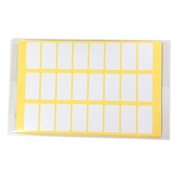 アズワン ラボ用マーキングラベル 角型 23.5 白 1袋(24枚×10シート入) 3-5381-01 1袋(240枚)（直送品）