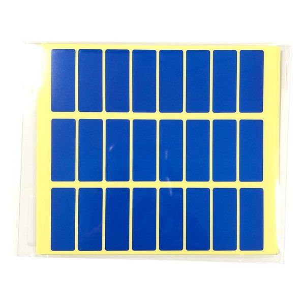 アズワン ラボ用マーキングラベル 角型 32.5 青 1袋(24枚×10シート入) 3-5382-03 1袋(240枚)（直送品）
