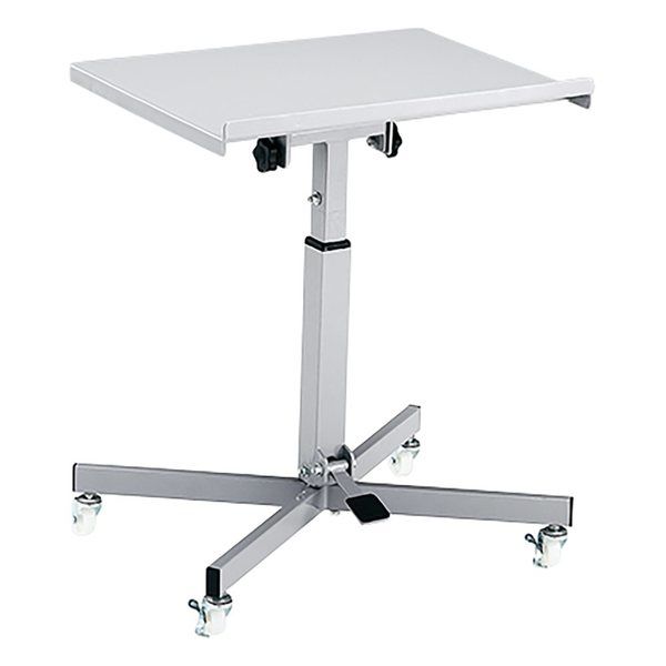 アズワン 昇降・チルト作業台 ガススプリング昇降式 キャスタータイプ 400×400×670~810mm 3-6624-01 1台（直送品）