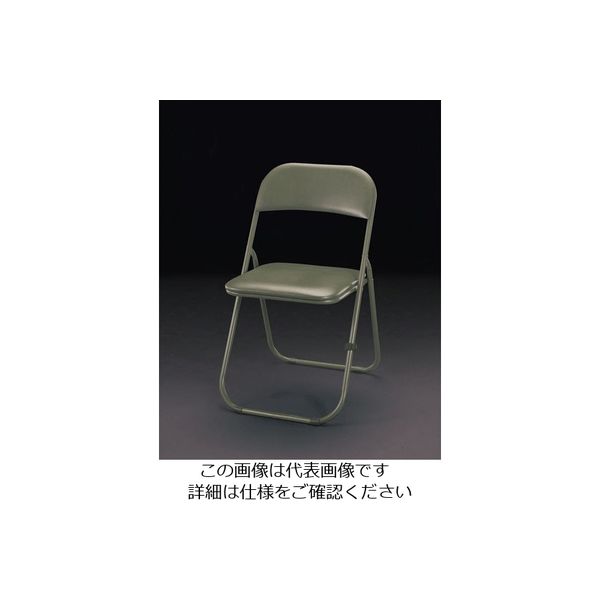 エスコ 455x495x785mm 折畳み椅子(OD色) EA956XE-37 1脚（直送品）