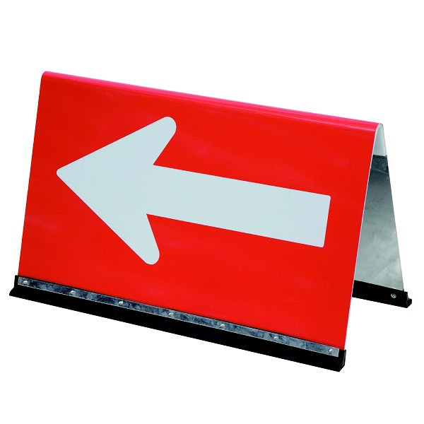 トーアン 道路標示 矢印板（公団型） アルミ製 500×900 34-041 1枚