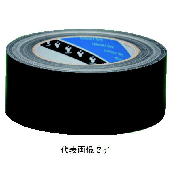 トーアン カラー布テープ 黒 100mm×25m No.1535 39-039 1セット（2巻：1巻×2個）（直送品）