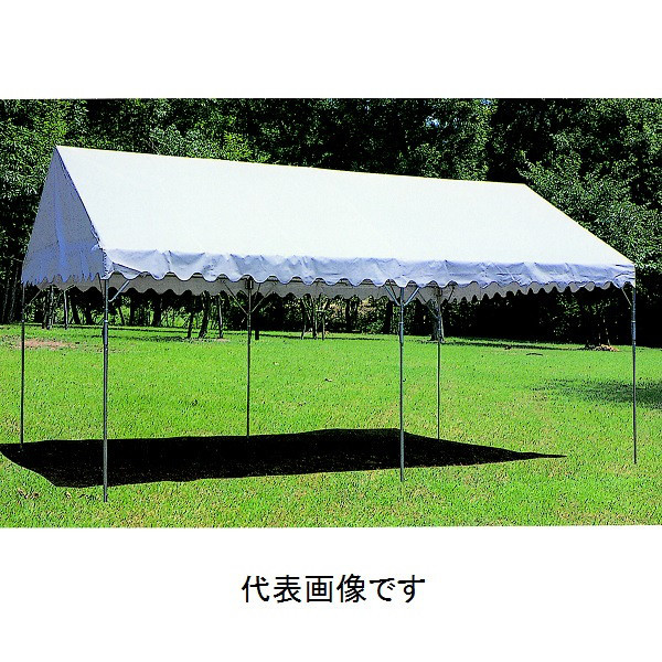 トーアン テント・タープ 組立式テント2間×3間 鉄パイプターポリンシート 43-143 1枚（直送品）