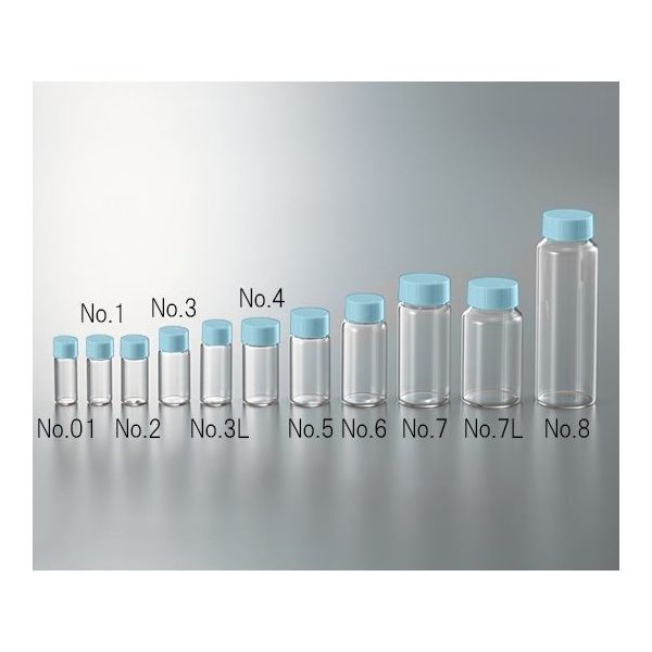 マルエム CCスクリュー管 透明 ブルーキャップ 13.5mL 1箱(50本入) No.4 1箱(50個) 3-4943-06（直送品）