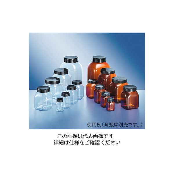 アズワン 広口角瓶用キャップ φ80mm黒(2000mL用) 3-6984-06 1個（直送品）